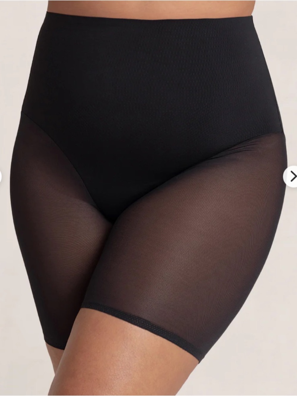 Shapermint Essentials Empower Mesh Shaper Short Black Size Large New with tag
